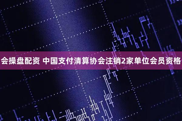 会操盘配资 中国支付清算协会注销2家单位会员资格